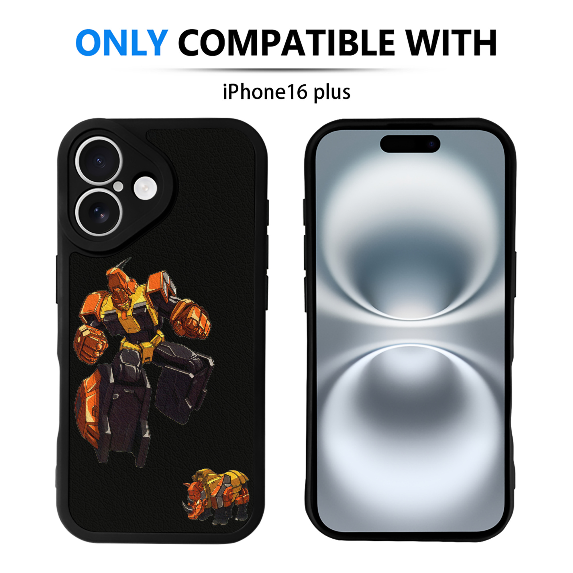 （画像用）  【iPhone 16シリーズ対応】シリコンスマホケース（レザー調） 材質：シリコン